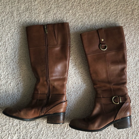 Bandolino Shoes - ✨HOST PICK✨ Brown leather riding boots